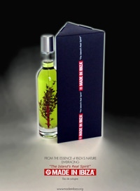 The eau de cologne MADE IN IBIZA
